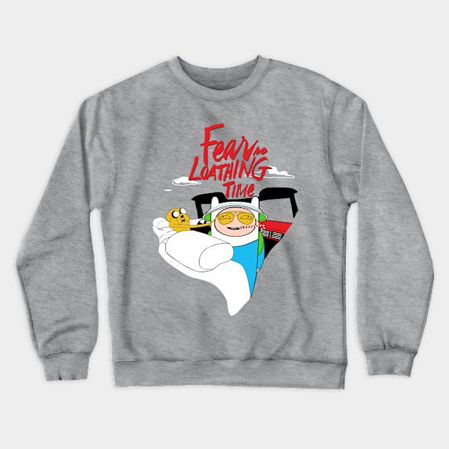 Fear and Loathing Time Crewneck Sweatshirt by Eruparo